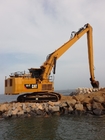 Q550 Steel Excavator Telescopic Boom For Digging Sea Soil 32 Meter Length