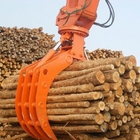 High Efficiency Rotating Log Grab , Hydraulic Rock Grab For Excavators OEM Available