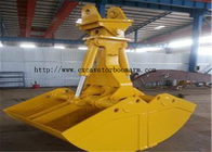 Mechanical Clamshell Grab Bucket Excavator Spare Parst For Material Handler Machine