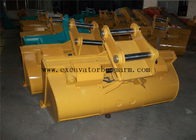 Reliable Tilting Mud Bucket Hydraulic Excavator Attachments 2000 Millimeter Width