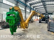 Long Boom Excavator Vibratory Pile Hammer For 6-15 Meter Steel Plate Concrete Plate Drive