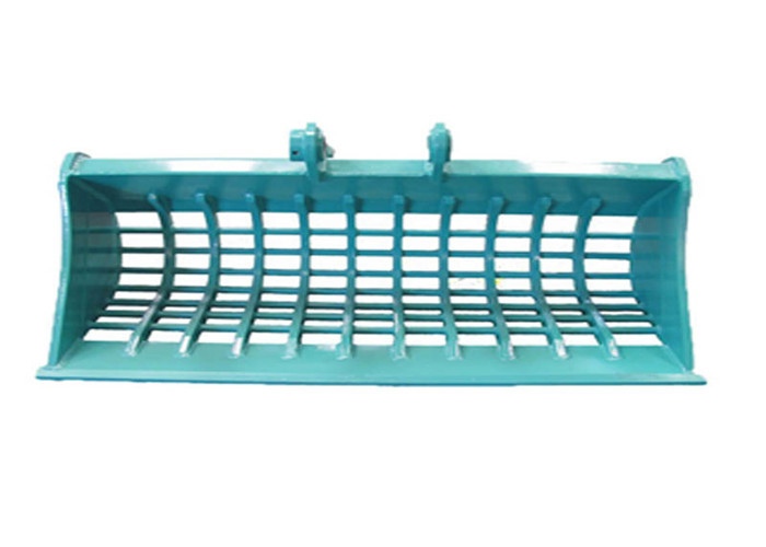 Durable Excavator Screening Bucket , Skeleton Rock Bucket Construction