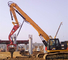OEM Excavator Pile Driving Boom  11 - 20m For PC400 PC500 CX700