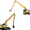 25m 28m Excavator Arm Extender Long Reach Boom And Arm Customization For Komatsu Kato