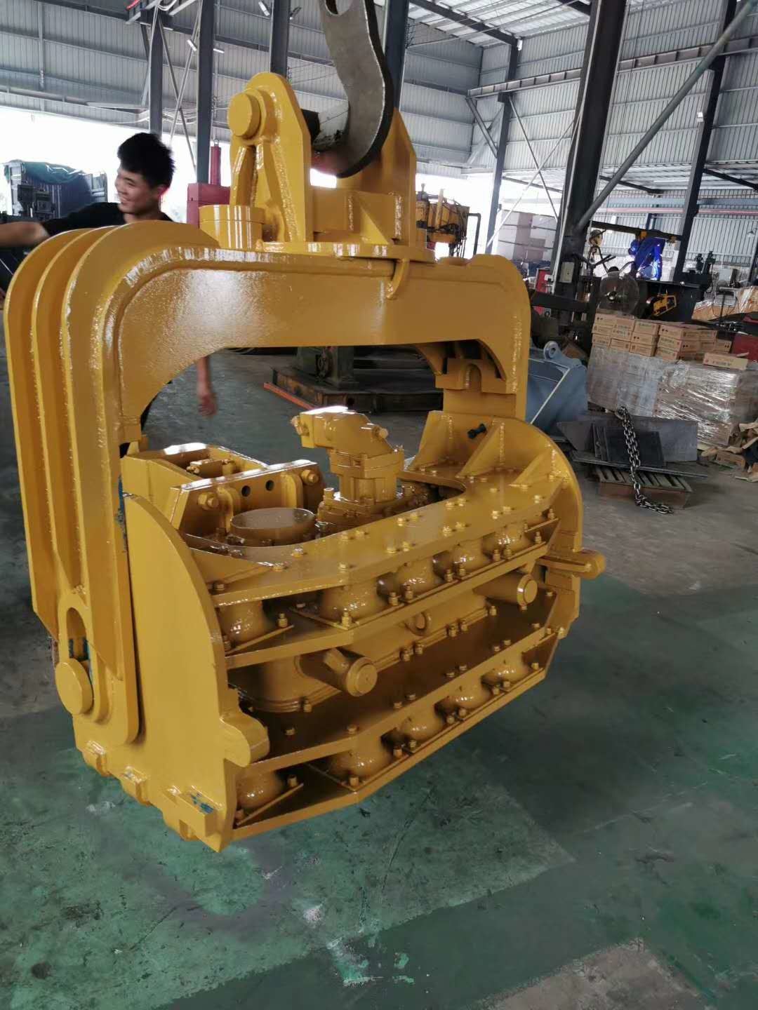 Cat 345 Cat349 Excavator Vibro Pile Hammer with Long boom Drive 9m 12m