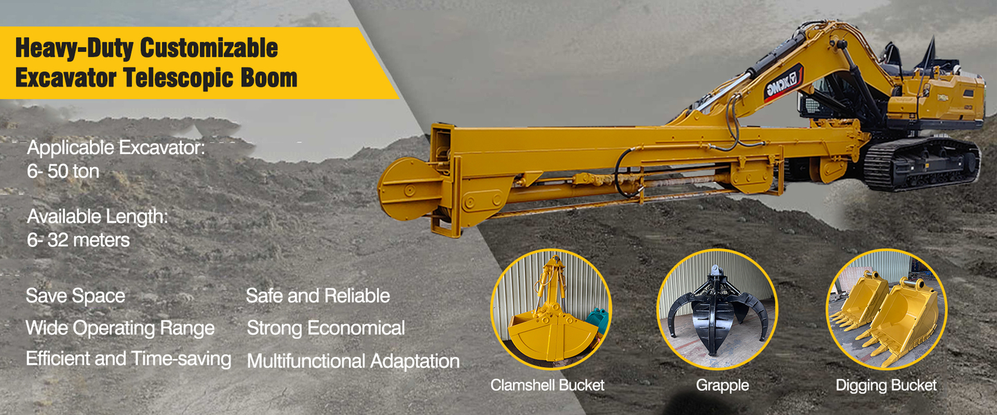 Long Reach Excavator Booms