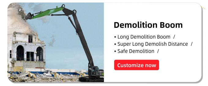 Q345B Q460D Super Long Reach Excavator , Practical Sany Long Boom Excavator 14