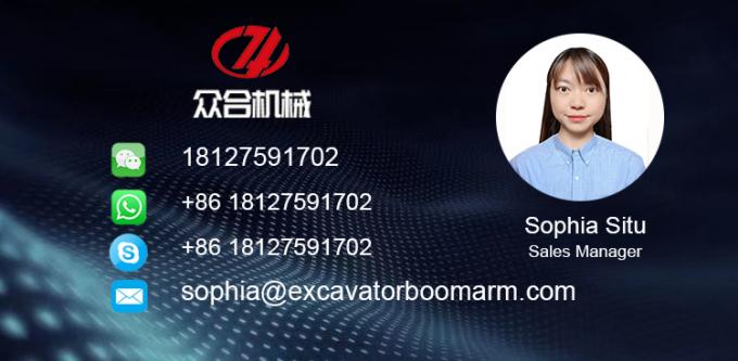 Q345B Q460D Super Long Reach Excavator , Practical Sany Long Boom Excavator 17