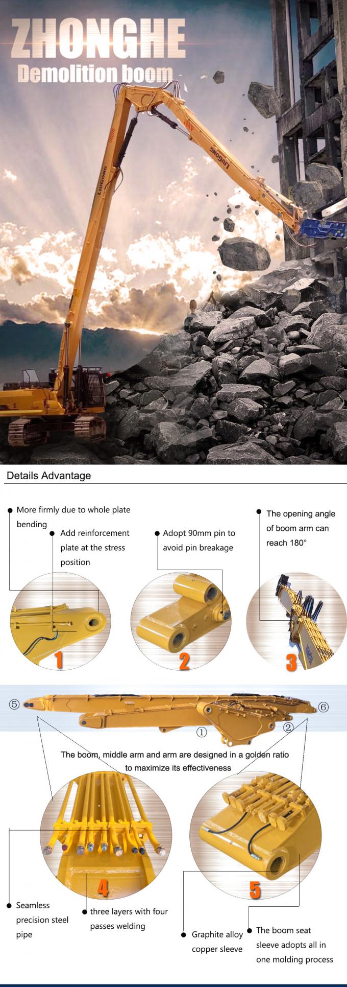 Demolition Arm Model Cat320 Excavator Demolition Arm - Heavy-Duty Construction Part
