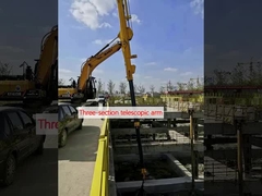 Three-section telescopic arm