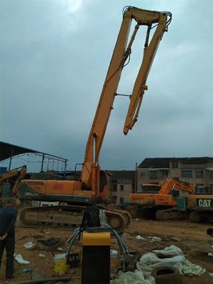 CE certifiion 23M Q355B High Reach Demolition Boom Excavator Long Reach, 385 Hyundai Long Boom Excavator