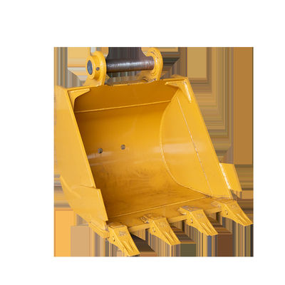 Q355B Yellow Excavator Rock Bucket 0.8 Cbm For 320 ZX200 DX200 SY205C