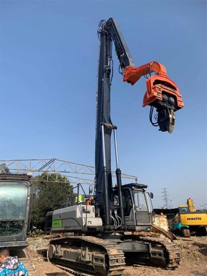 Practical Sturdy Excavator Sheet Pile Driver , Thickened Vibratory Pile Hammer
