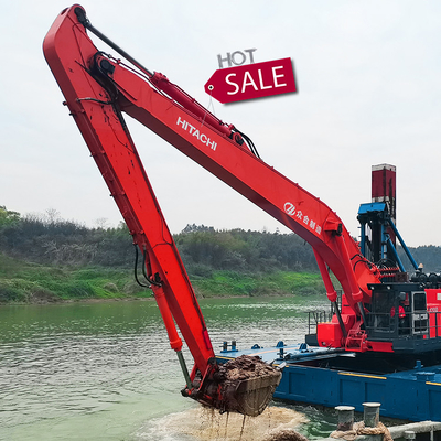 CE Antiwear 18 Meters Excavator Long Arm , OEM ODM Long Reach Boom 20-50ton for PC120 CAT320 ZX490