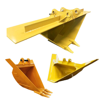 Durable V Ditch Bucket For Excavator , Excavator Trapezoidal Ditch Bucket