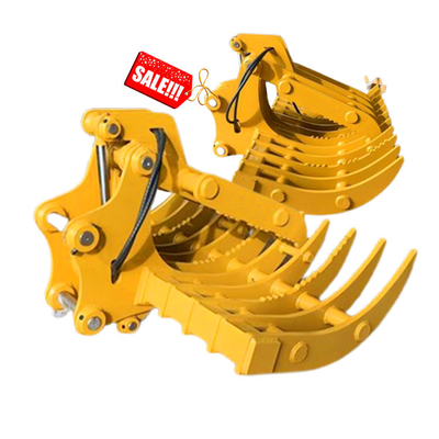 Mini Excavator Root Rake Bucket , Kobuta Mini Excavator Brush Rake