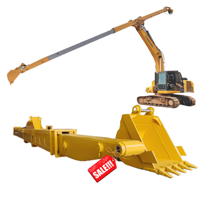 Two Section Excavator Telescopic Boom Arm For 6-36 Ton With Standard Bucket