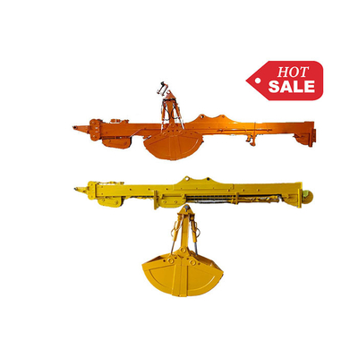 Red 20 ton Excavator Telescopic Arm Excavator Three Section Telescopic Boom For Hitachi Komatsu Cat