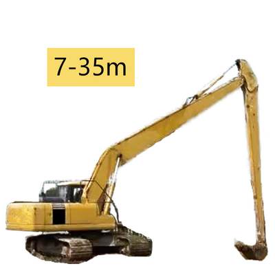 Color Customization Long Reach Boom For Hitachi Komatsu Sanny Cat  Excavator