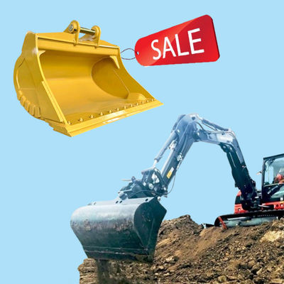 Longer Life Span  Komatsu Hitachi Excavator Mud Bucket