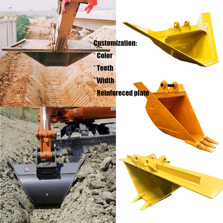 Trapezoidal Ditch Bucket For Excavator, Excavator Bucket For CAT320