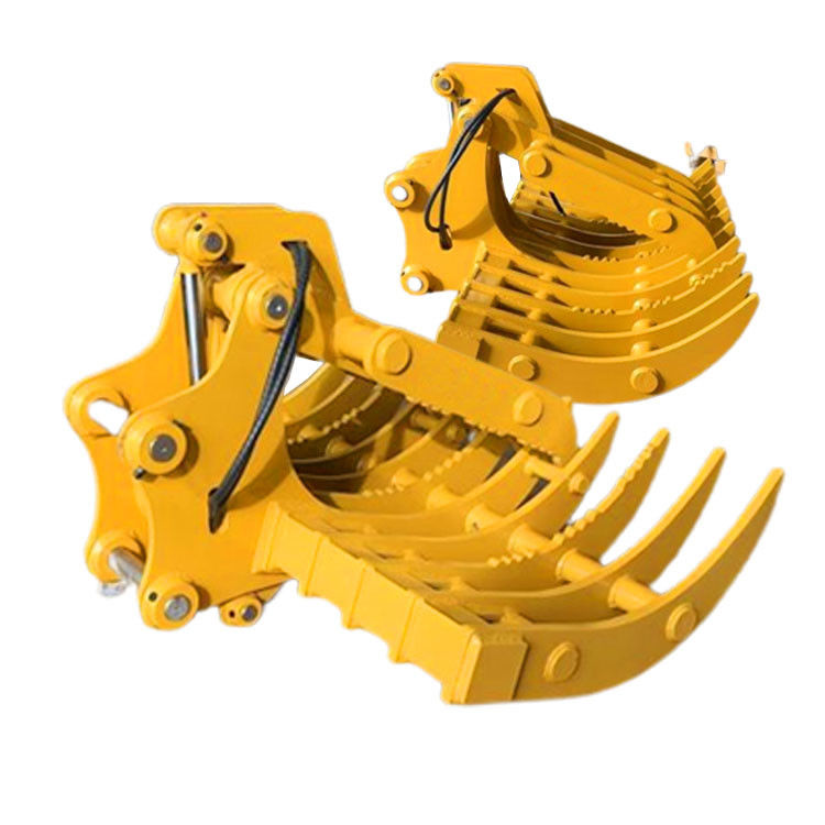 Heavy Duty Excavator Riddle Rake Bucket , Lawn Stone Rake For Komatsu ...