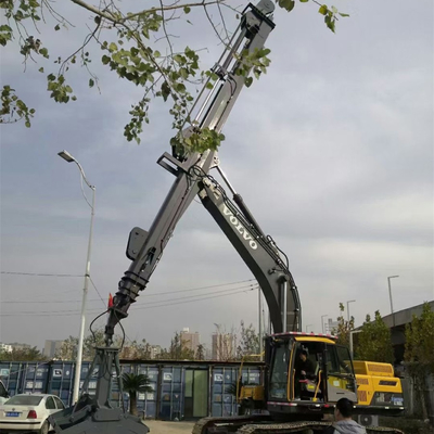 pc200 excavator telescopic boom excavator two section telescopic boom