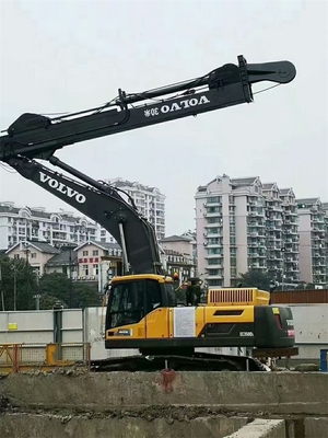 pc200 excavator telescopic boom excavator two section telescopic boom