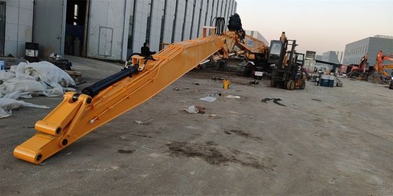 CE certifiion 23M Q355B High Reach Demolition Boom Excavator Long Reach, 385 Hyundai Long Boom Excavator