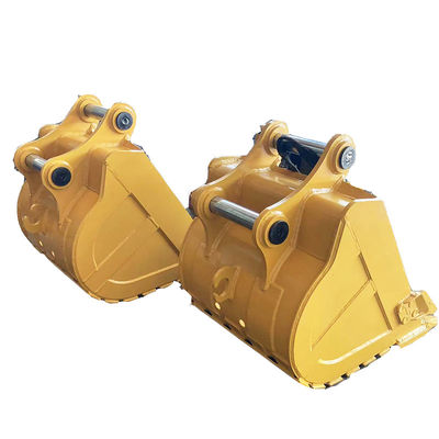 Q355B Yellow Excavator Rock Bucket 0.8 Cbm For 320 ZX200 DX200 SY205C