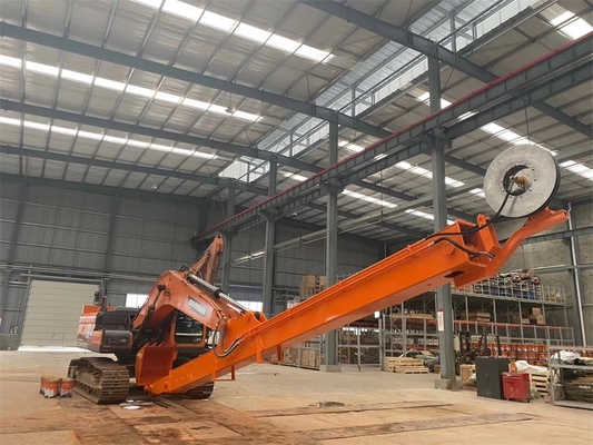 Durable 20T Excavator Telescopic Boom 14M For HITACHI , Telescopic arm for ZX200