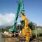 Q355B Material 47-52T Excavator Pile Driver Attachment For SANY CAT HITACHI KOMATSU DOOSAN