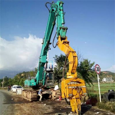 Q355B Material 47-52T Excavator Pile Driver Attachment For SANY  HITACHI KOMATSU DOOSAN