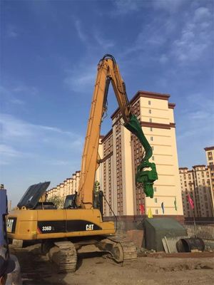 Q355B Material 47-52T Excavator Pile Driver Attachment For SANY  HITACHI KOMATSU DOOSAN