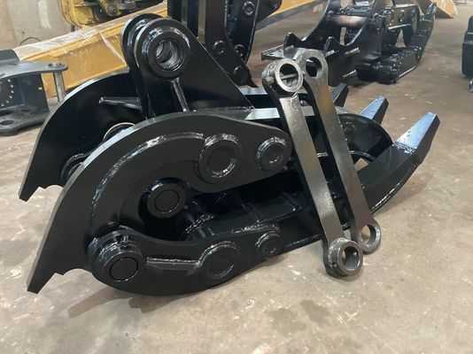 CE Antiwear Mechanical Grab For Excavator ,  Jcb Liebherr Scrap Metal Grab
