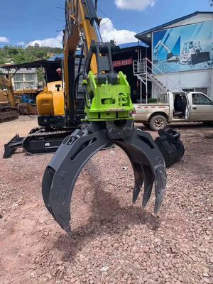 Durable 25-30T Excavator Hydraulic Log Grapple For SANY DOOSAN KOMATSU 
