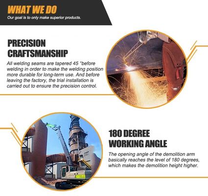 Q355B Q690D Demolition Excavator Long Reach Boom For 