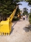 24m Komatsu PC450 Long Reach Excavator Booms Yellow Color 10500mm Length