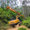 Forestry Excavator Telescopic Boom long reach Tree Care Handler 25 28 32M Pulling Arm