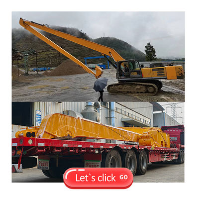 16M 18M long reach attachment 320D PC200 SK200 extended boom excavator long reach