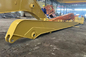 Excavator Attachment Long Boom Arm Q355B Material custom Size