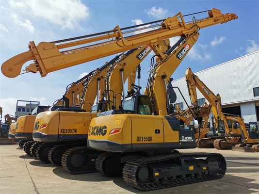 Forestry Tree Care Handler Excavator Telescopic Arm With Grapple For Cat Hitachi Komatsu Kobelco