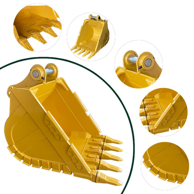 2m3 Sk500 Excavator Large Bucket yellow or customer required , GP bucket for long reach boom