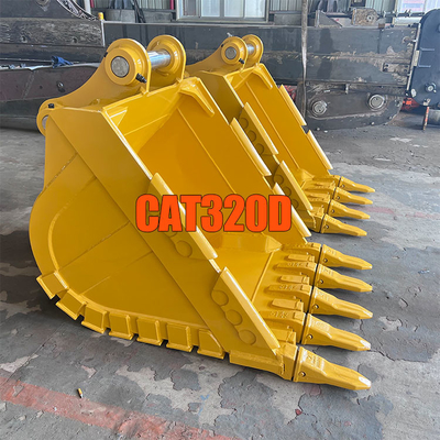 Q355B MN400 heavy Duty Rock Bucket , Excavator Rock Digging Bucket with excavator long boom arm