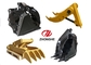 High Strength Mechanical Excavator Thumb Attachments OEM ODM for excavators bucket