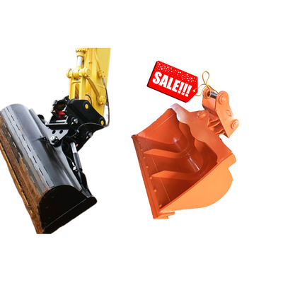 17 Ton-20 Ton Excavator Rock Bucket 26 Degrees Tilting For CAT320 PC200 ZX200 Etc