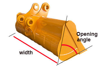 Double Cylinder Tilt Excavator Bucket Cleaning For 320 ZX300