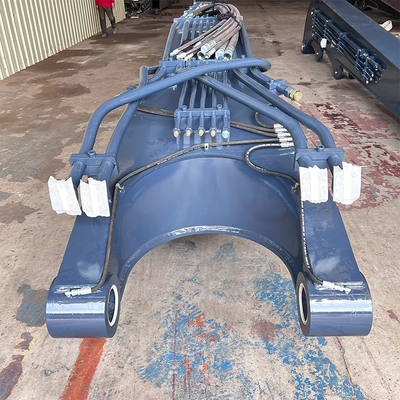 Reinforcing Excavator Pile Driving Boom 7.5 Tons 40Max Speed For CAT Kobelco Hitachi