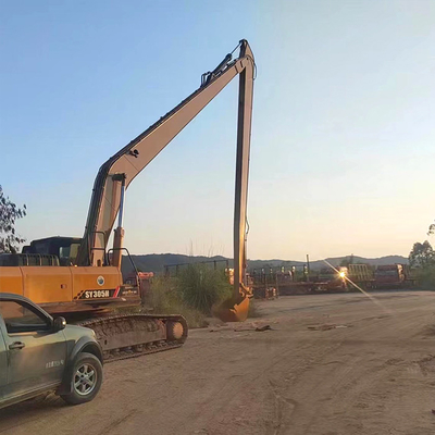 18 Meters Excavator Long Reach Arms , CAT320D Excavator Long Arm