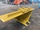 CE Trapezoidal Bucket , Durable Q355B Material Excavator Ditching Bucket